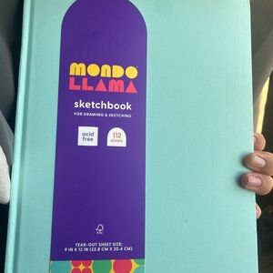 Mondo Llama Sketchbook - Aqua